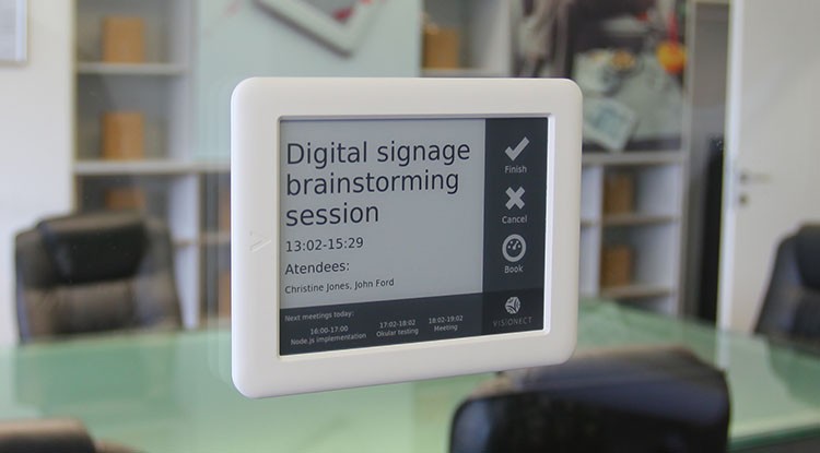 Digital Signage: How we built an e-paper room booking system with